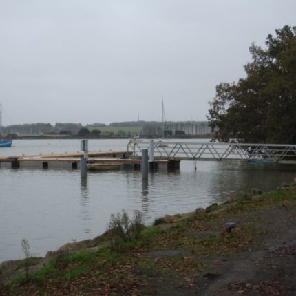 Ponton et flotteurs dans son intégralité