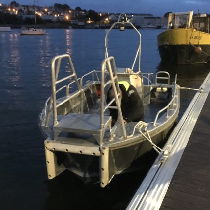 Le bateau à quai