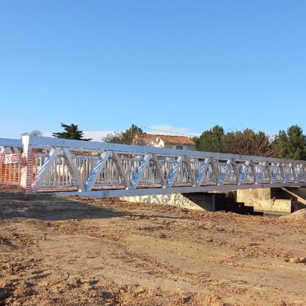 Mise en place de la passerelle