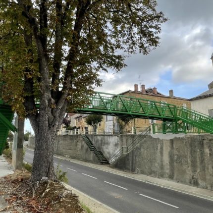 Passerelle vue de derrière