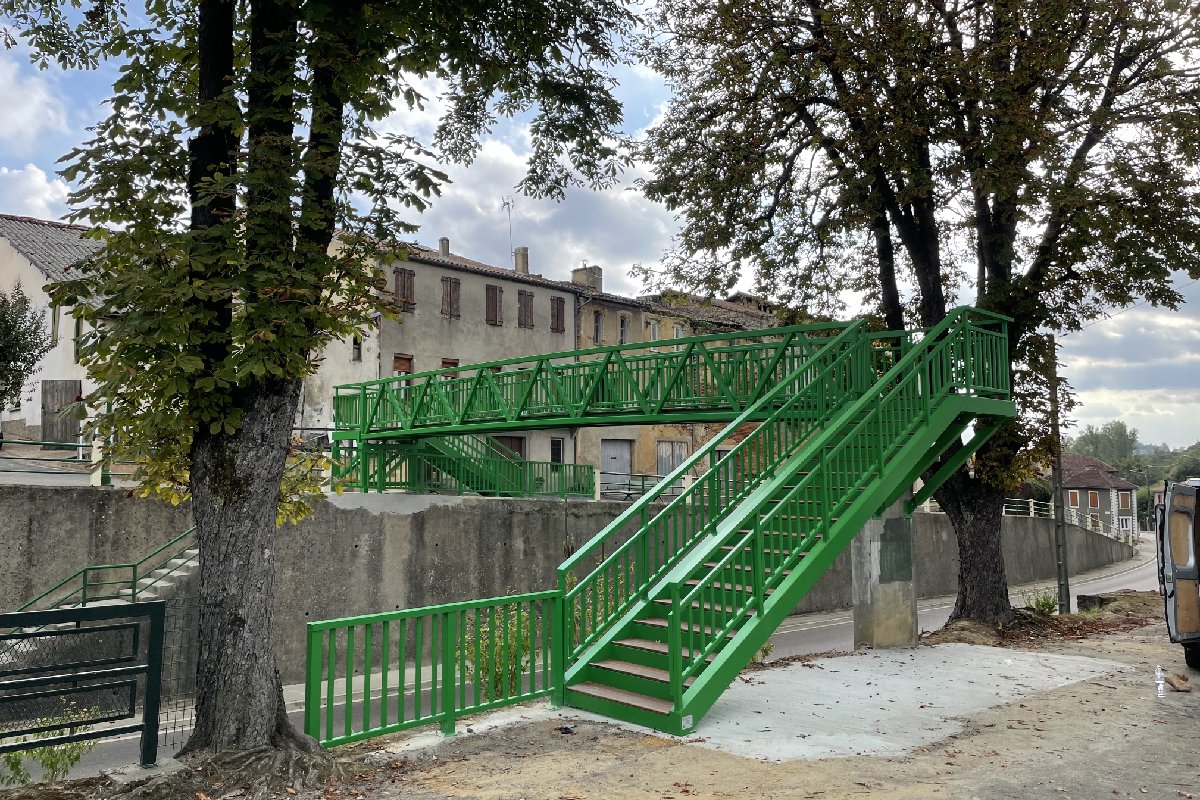 Passerelle piétonne – Manciet (32)