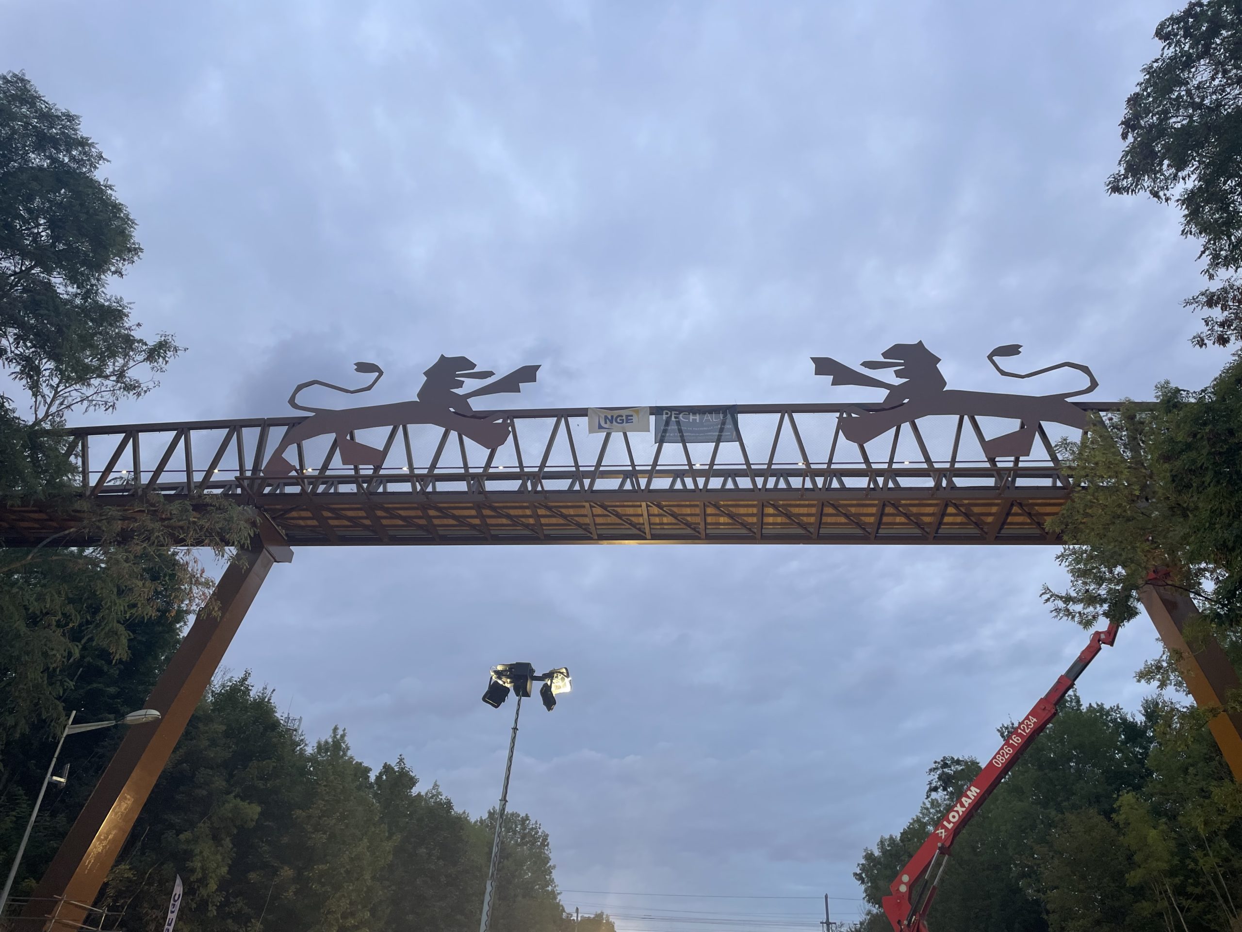 Vue d'ensemble de la passerelle