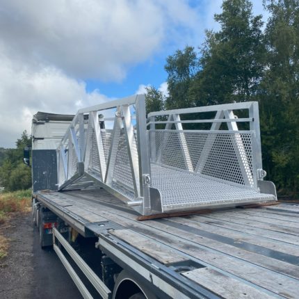 Platelage caillebotis aluminium 