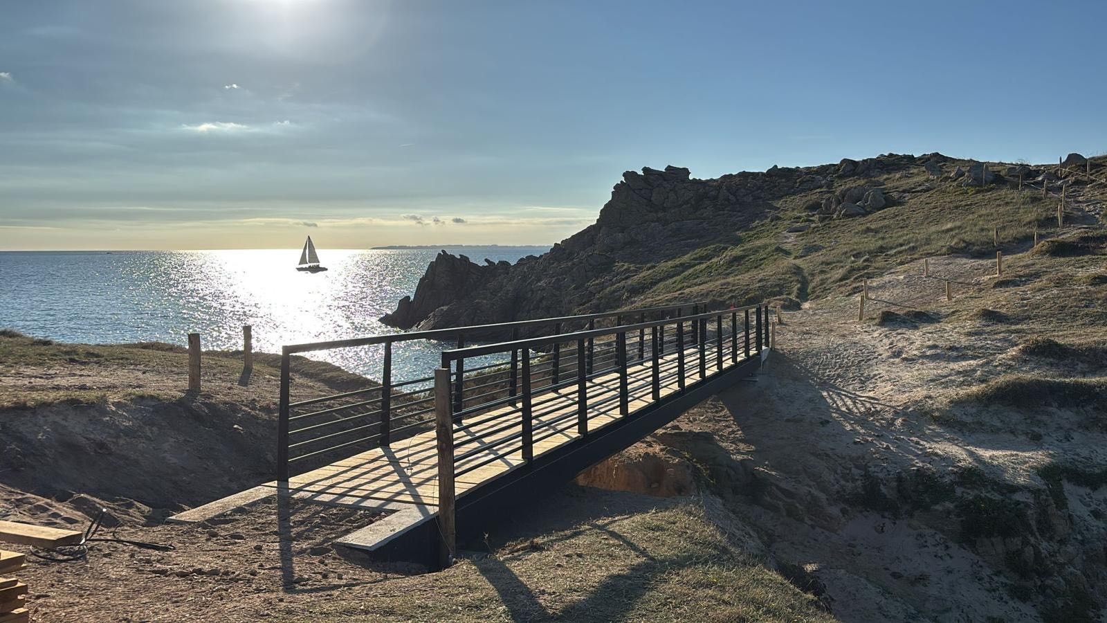 Passerelle piétonne et cyclable – Hoëdic (56)