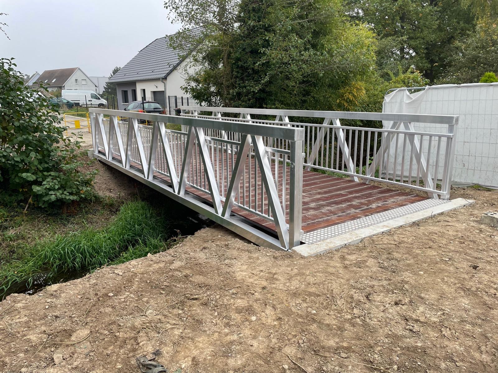 Passerelle piétonne et cyclable – Kingersheim (68)