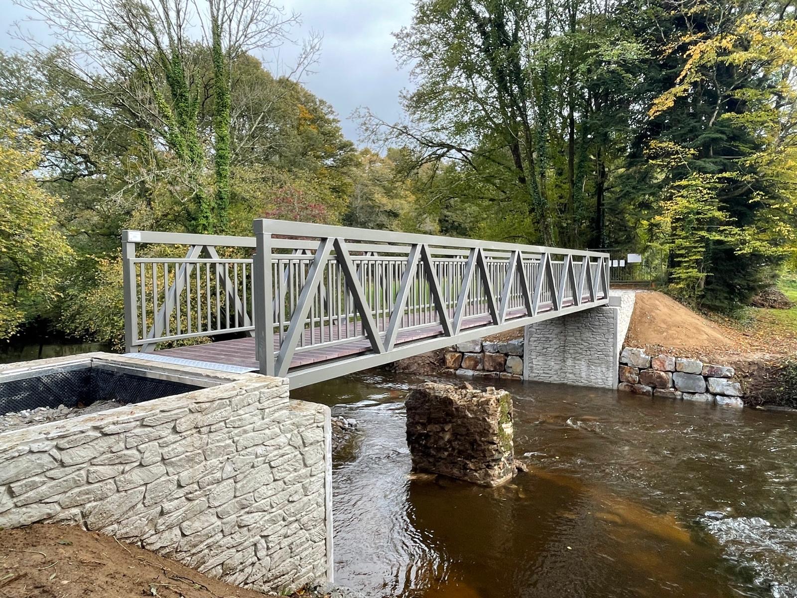 Passerelle piétonne et cyclable – Le Faouët (56)