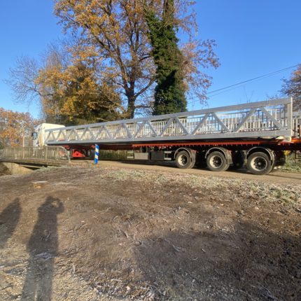 Transport de la passerelle