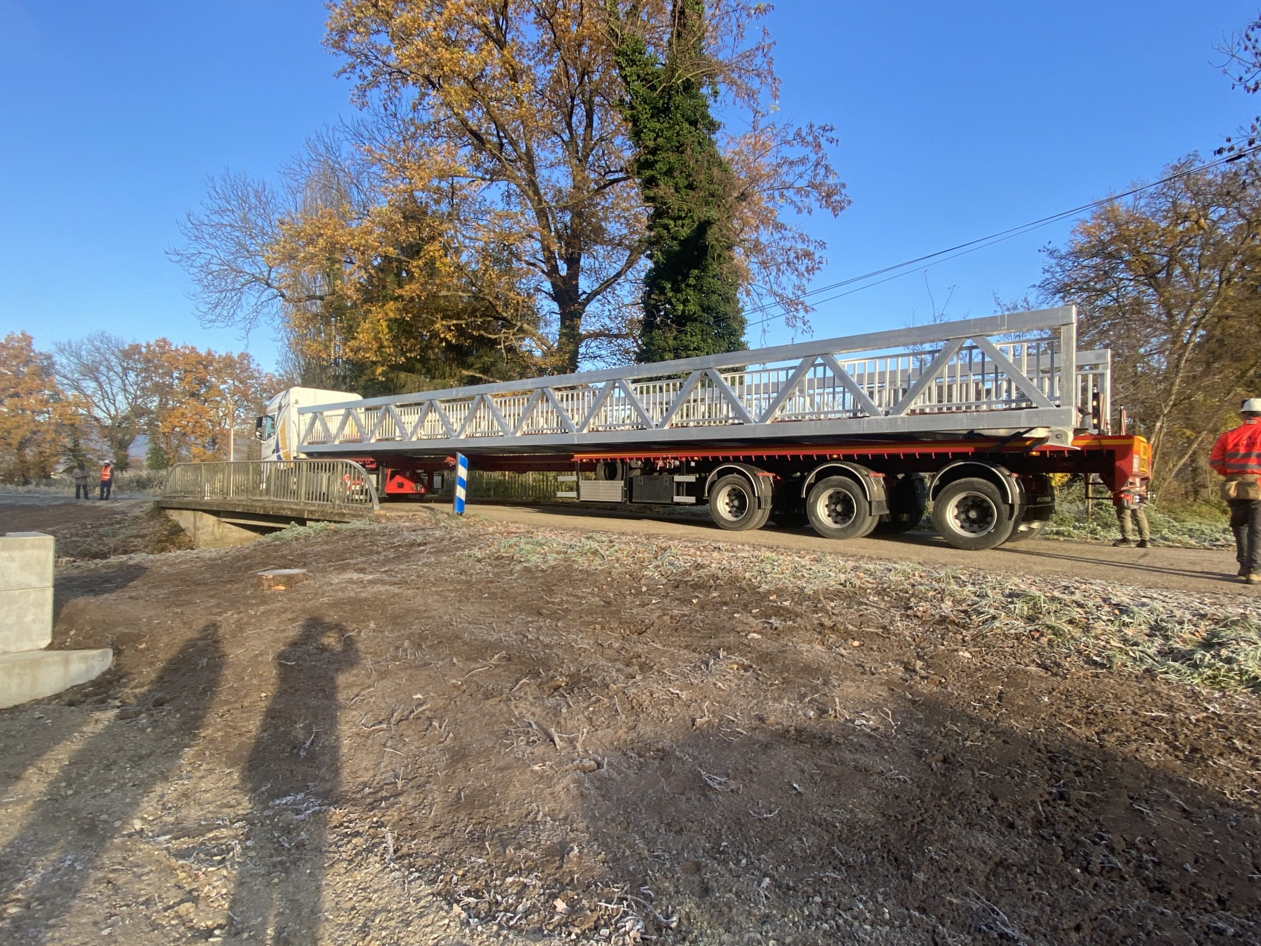 Transport de la passerelle
