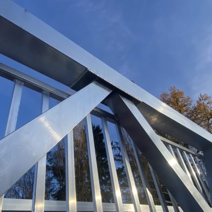 Garde-corps par barreaudage vertical