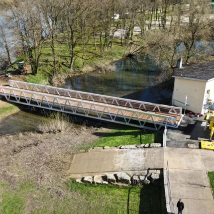 Vue d'ensemble de la passerelle