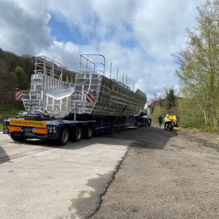 Transport de la coque