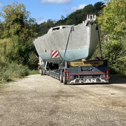 Transport de la coque