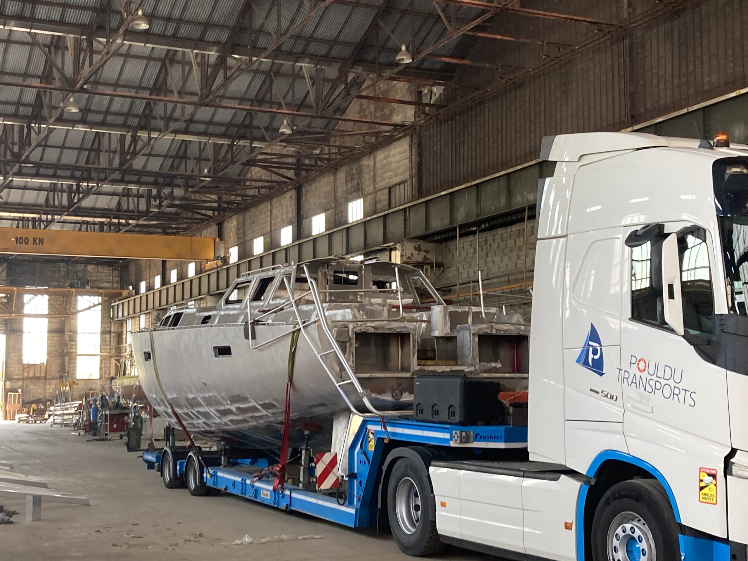 Transport de la coque