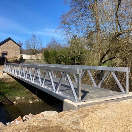 Vue d'ensemble de la deuxième passerelle