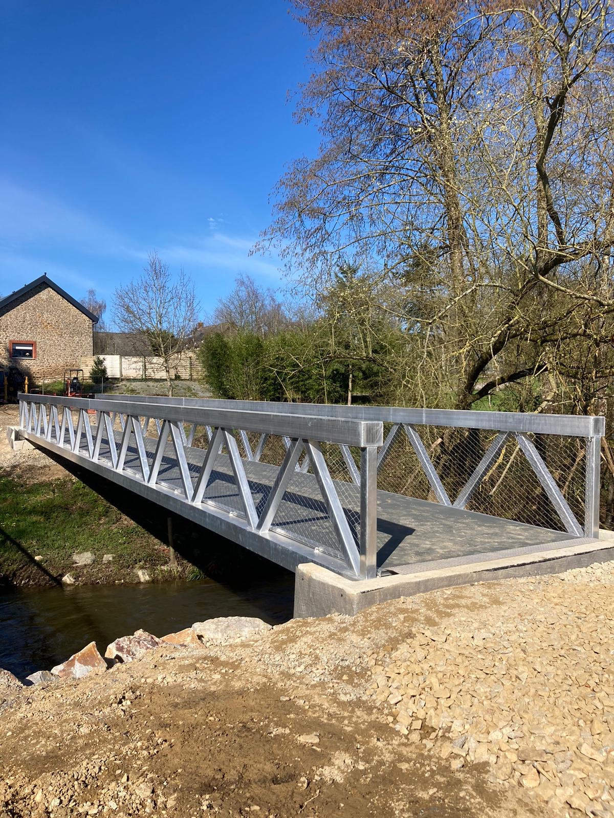 Vue d'ensemble de la deuxième passerelle