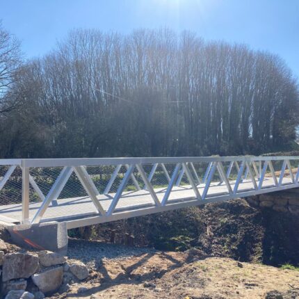 Vue d'ensemble de la première passerelle