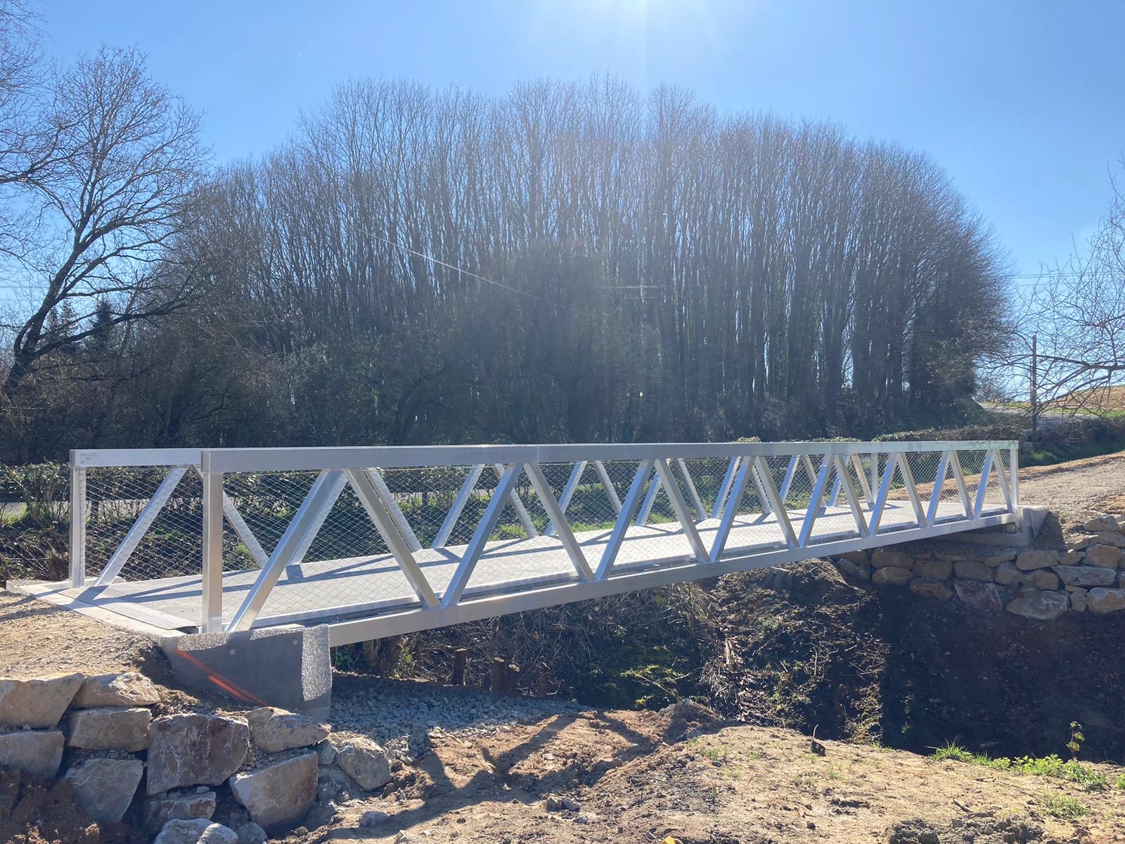 Passerelles piétonnes et cyclables – La Bazoge-Montpinçon & Saint Baudelle (53)