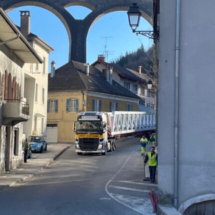 Transport de la passerelle
