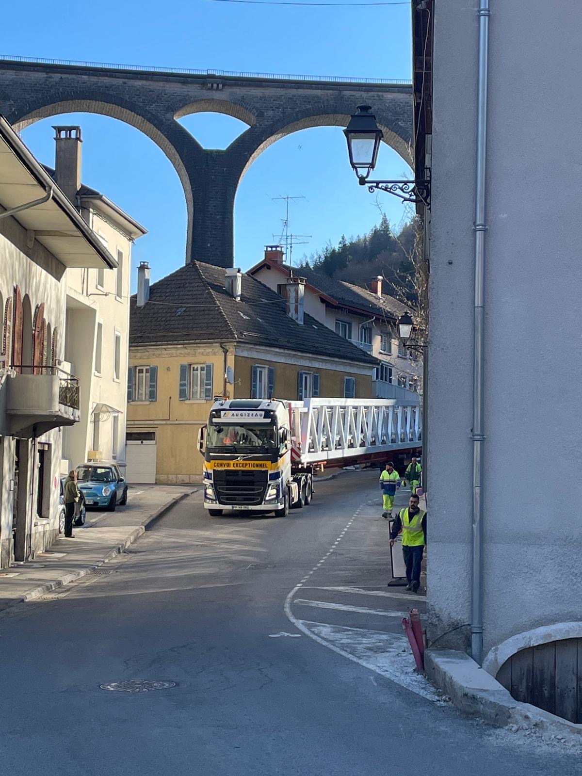 Transport de la passerelle